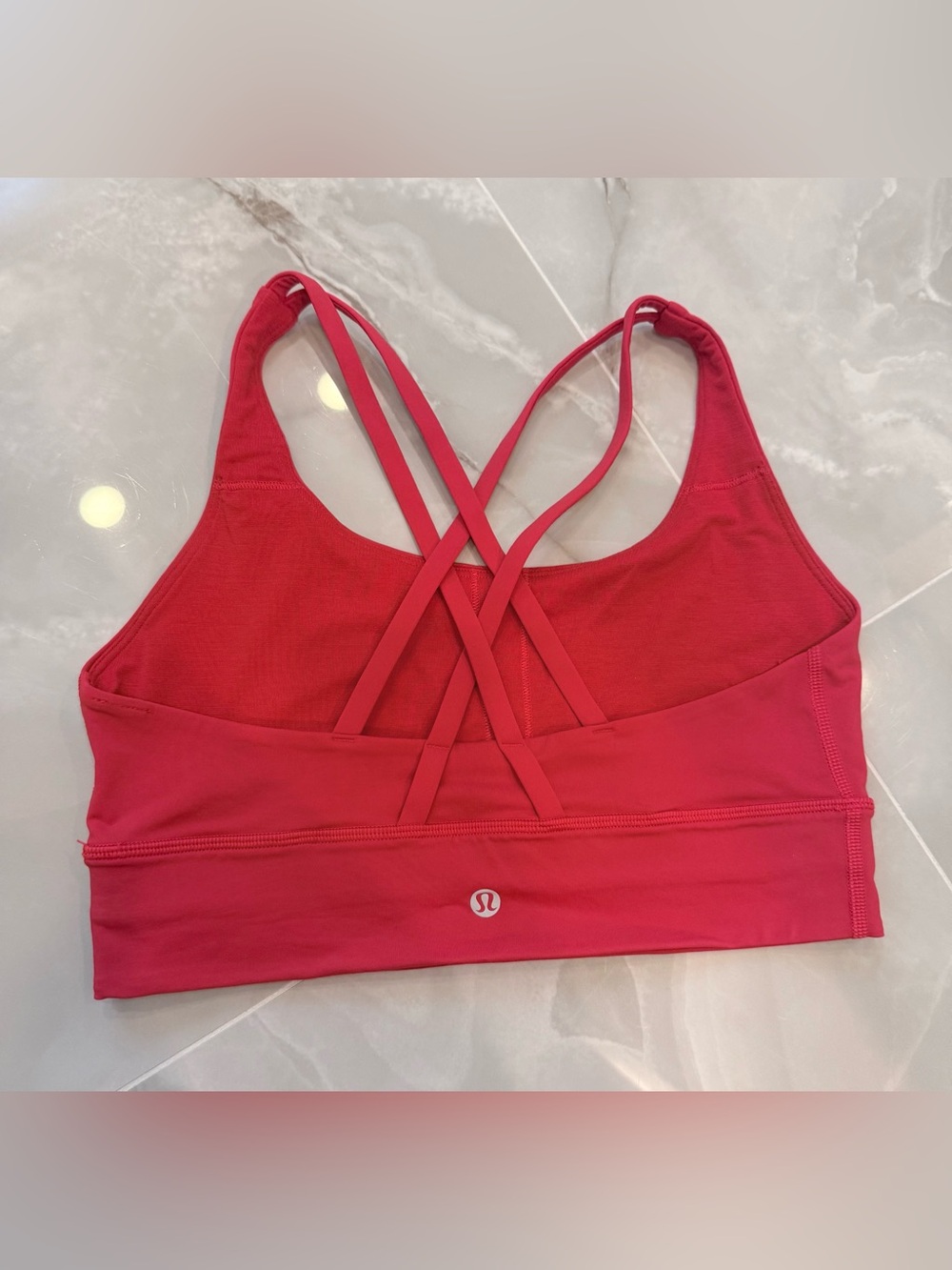 Lululemon red long line bra sz.8